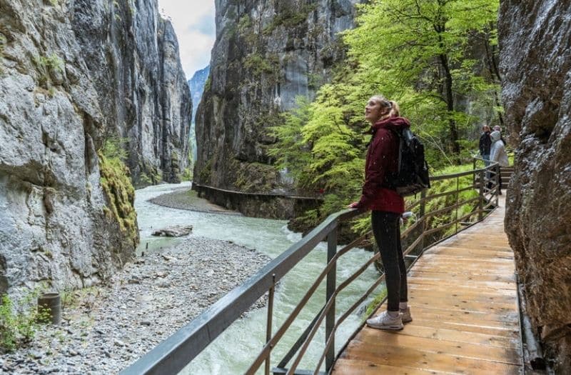 Aare Gorge near Meiringen, Switzerland