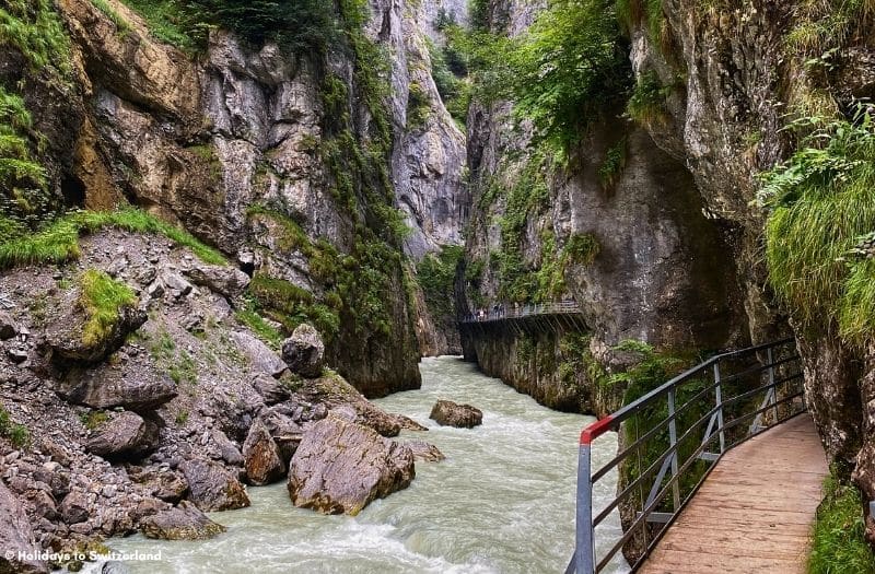 Aare Gorge in Switzerland