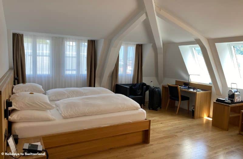 Bedroom in ABC Hotel in Chur, Switzerland