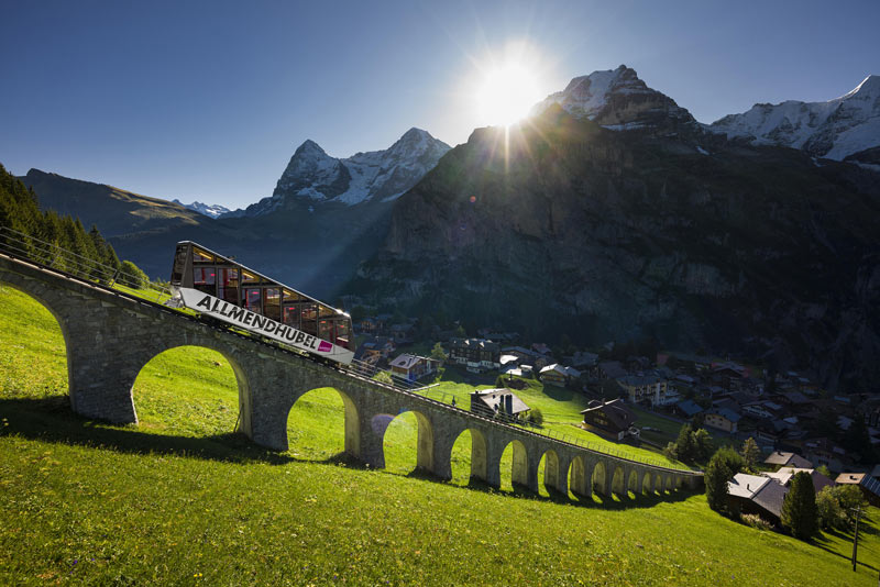 Allmendhubel funicular, Murren