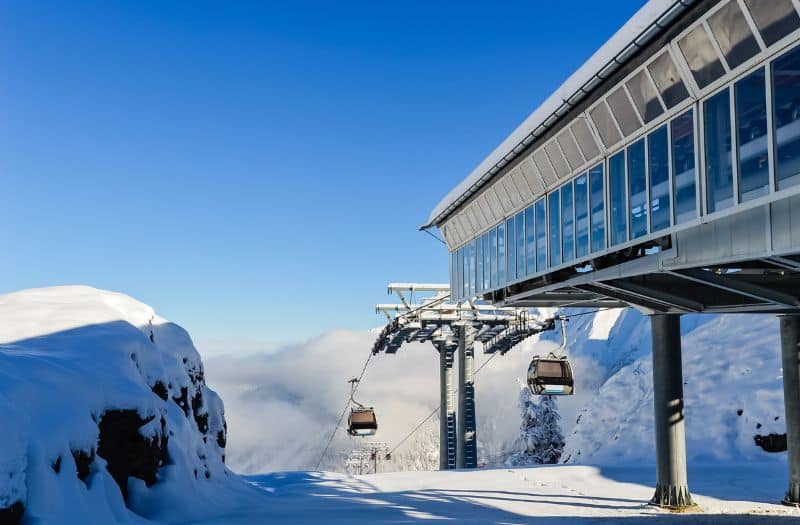 Alpine Mountain Cable Car