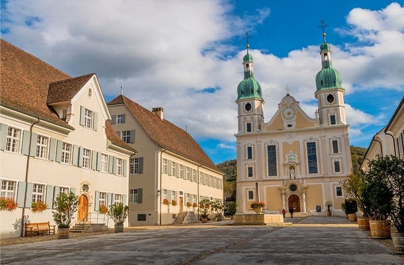 Arlesheim Cathedral and square, Switzerland