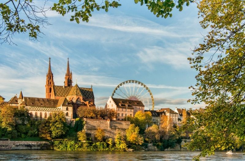 Basel Switzerland in autumn