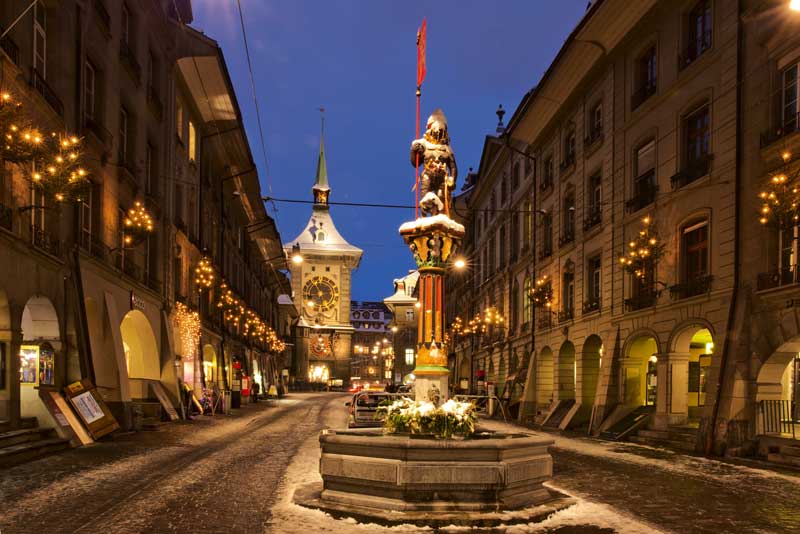 Bern Old Town with arcades