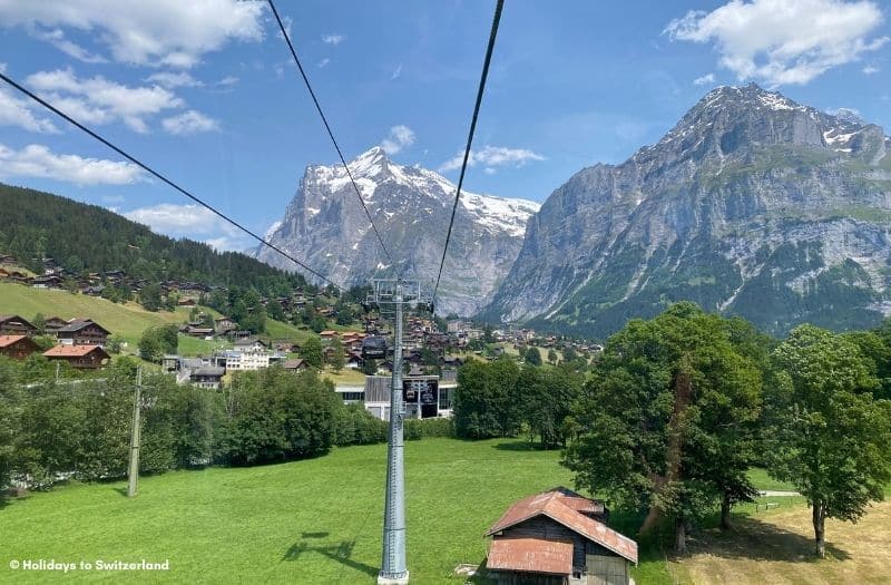 Cable way from Grindelwald to Mannlichen