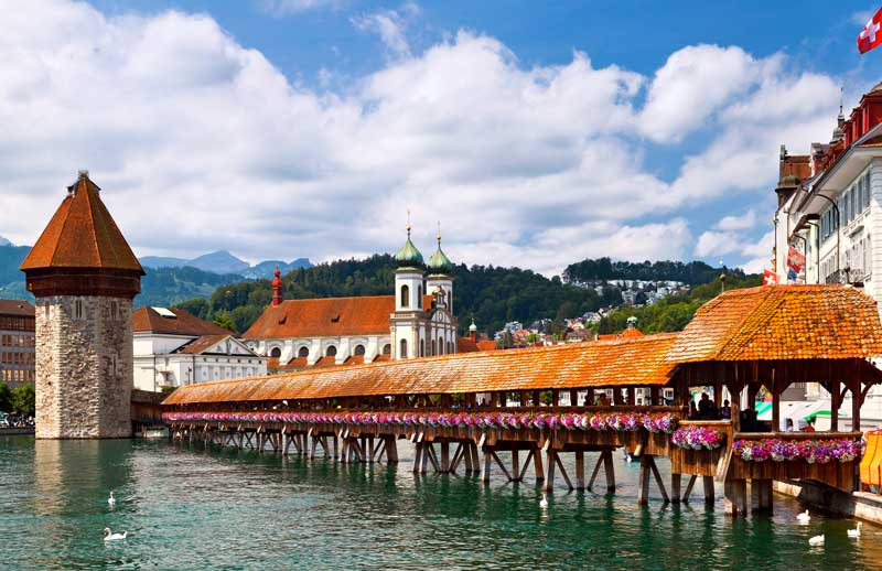 Iseltwald on Lake Brienz