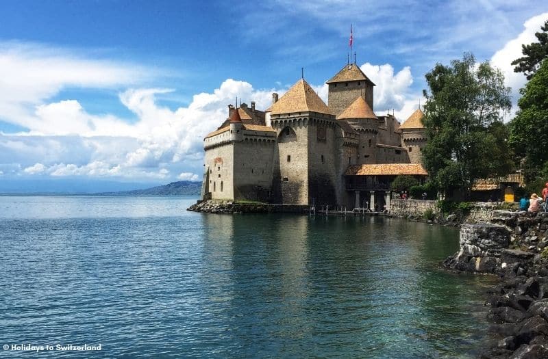 Chillon Castle at Montreux, Switzerland