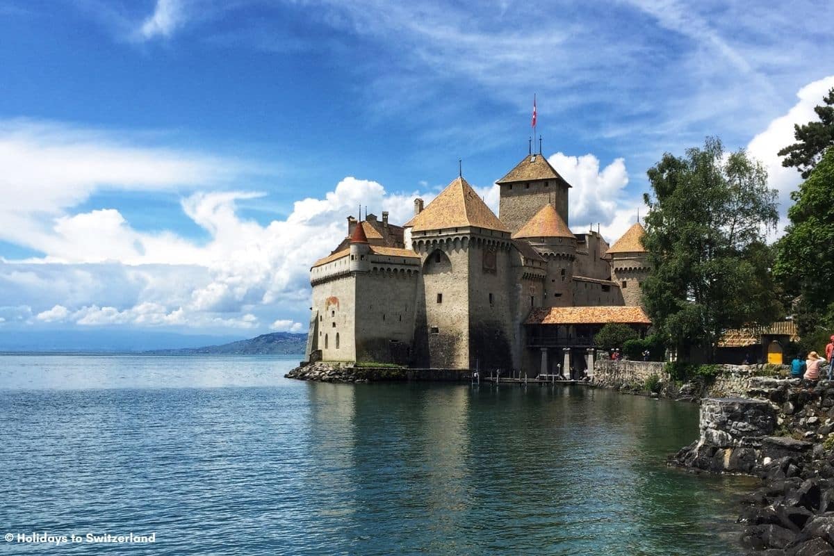 Chillon Castle at Montreux, Switzerland