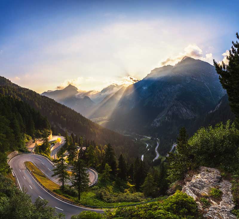 Majola Pass in Switzerland