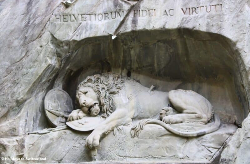 Dying Lion monument in Lucerne