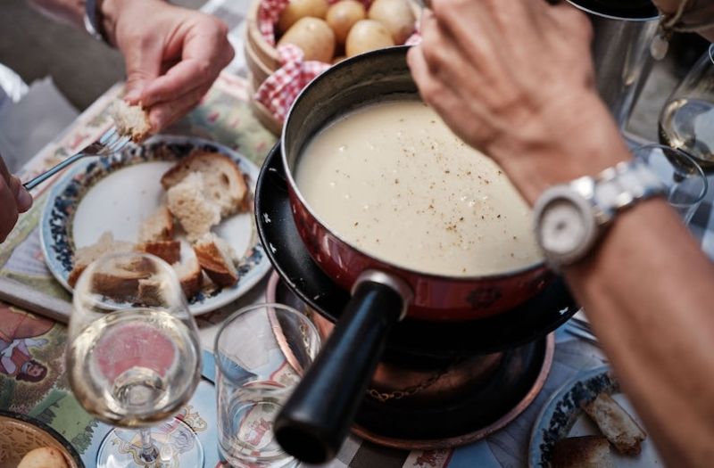 Fondue is a specialty of Fribourg canton