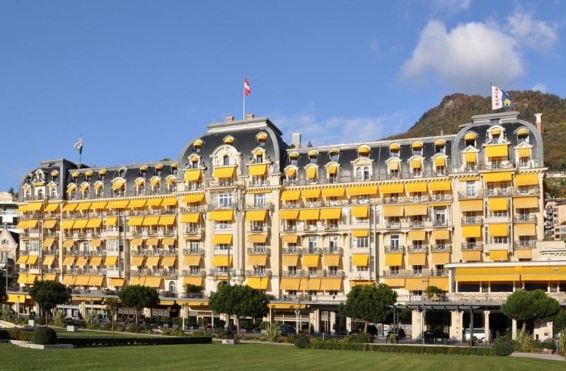 Fairmont Palace Hotel in Montreux, Switzerland