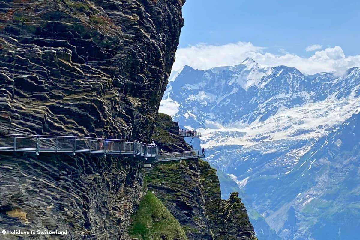 Cliff Walk at Mt. First Grindelwald Switzerland