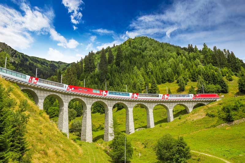 Glacier Express train