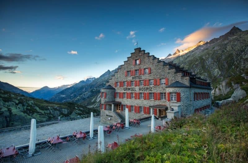 Grimsel Hospiz on Grimsel Pass