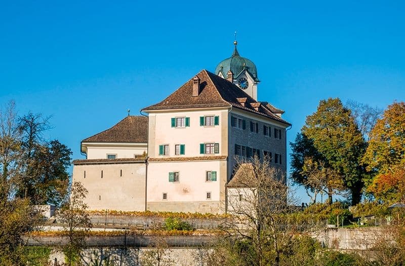 Historic building in Grüningen Switzerland