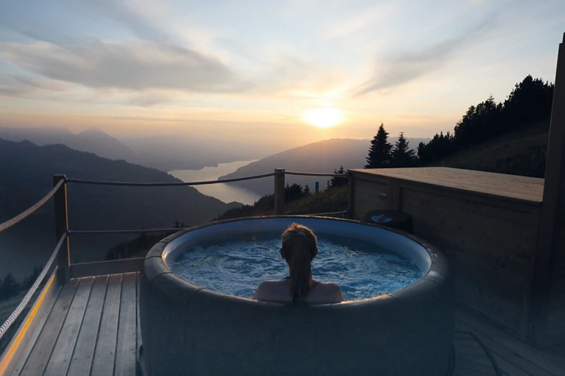 Hot tub at Schynige Platte