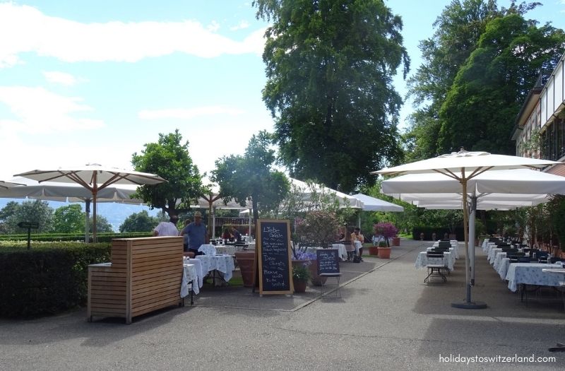 Terrace restaurant at Hotel Zurichberg 