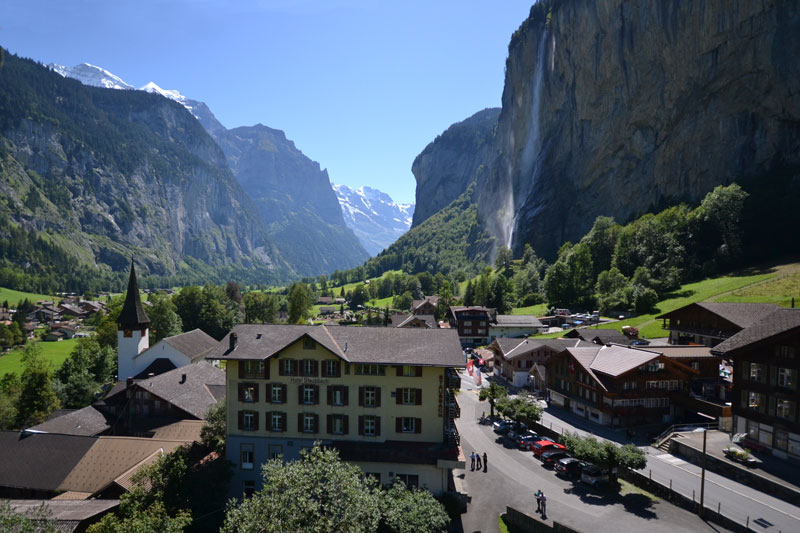 Hotel Staubbach in Lauterbrunnen.