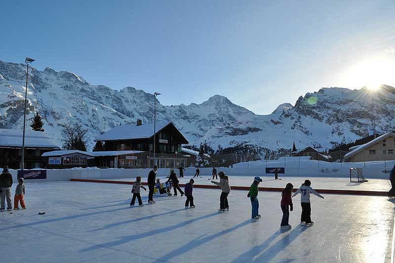 ice skating in switzerland