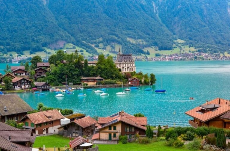 Iseltwald on Lake Brienz