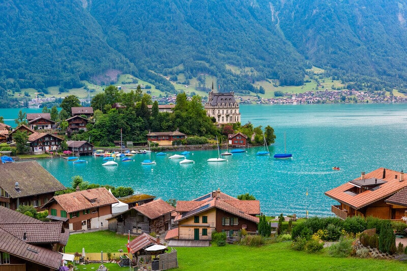 Lake Brienz in Switzerland's Berner Oberland region