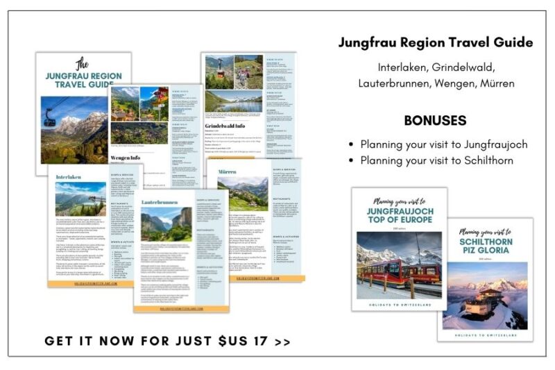 Jungfrau Region Travel Guide ebook mockup