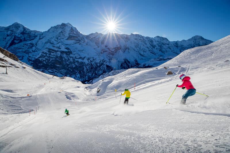 Jungfrau ski region Switzerland