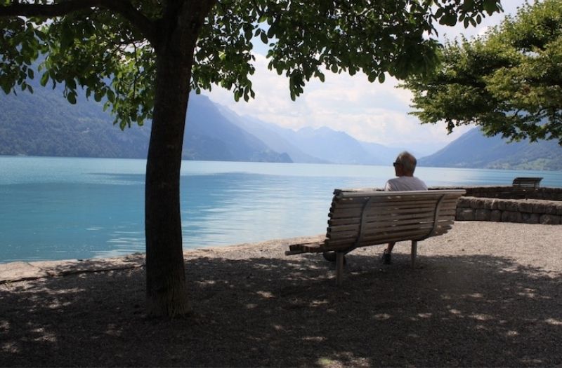 Relaxing by Lake Brienz is an ideal way to spend part of your Jungfrau Region Switzerland 3 day itinerary.