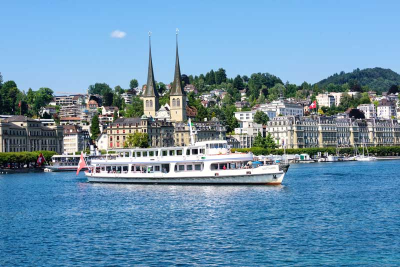 Cruising on Lake Lucerne