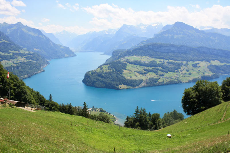 Lake Lucerne from Urmiberg above Brunnen