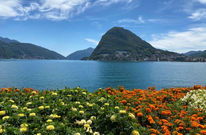 View of Lake Lugano