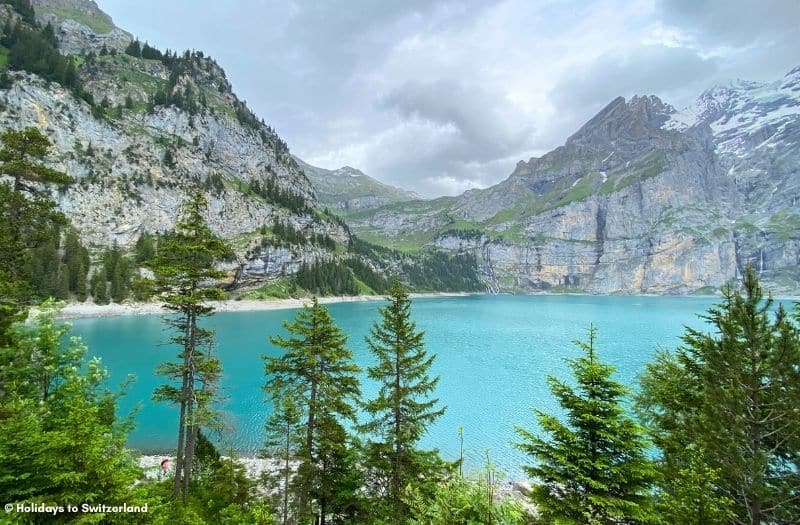 Lake Oeschinen in Switzerland