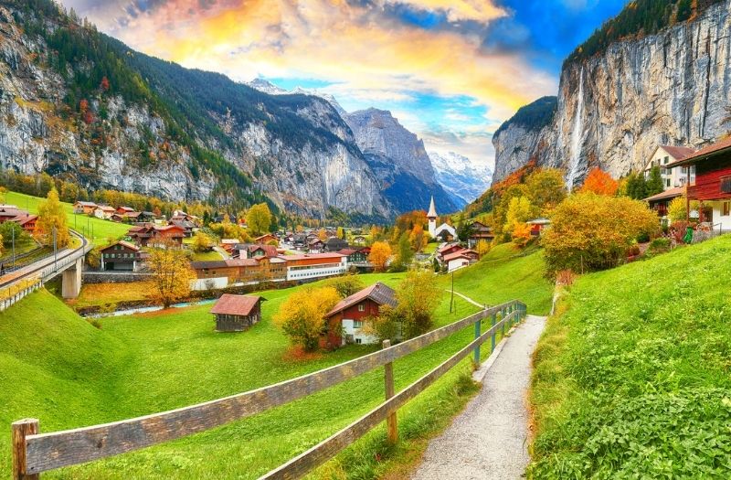 Iseltwald on Lake Brienz