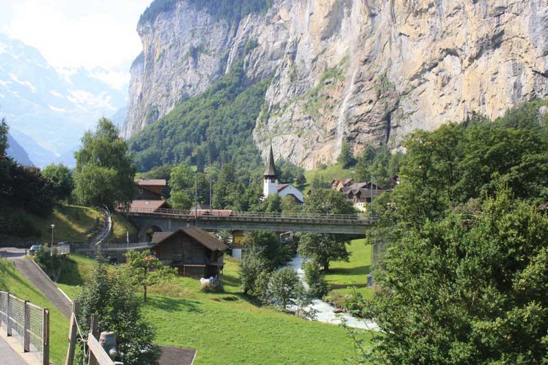 Staubbach Falls, Lauterbrunnen, Switzerland