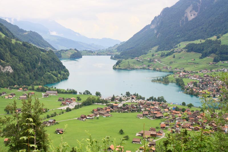 Lake Lungern from Brunig Pass