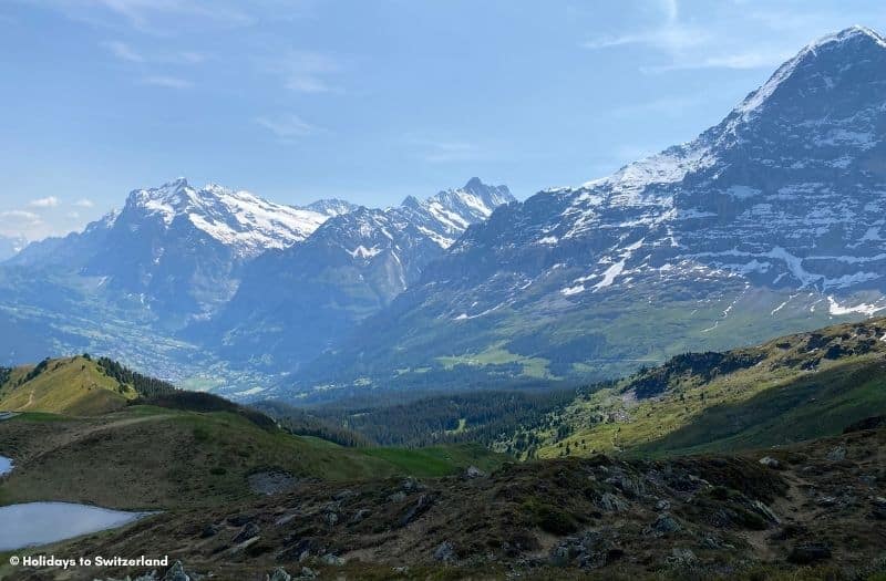 Mannlichen view to Grindelwald