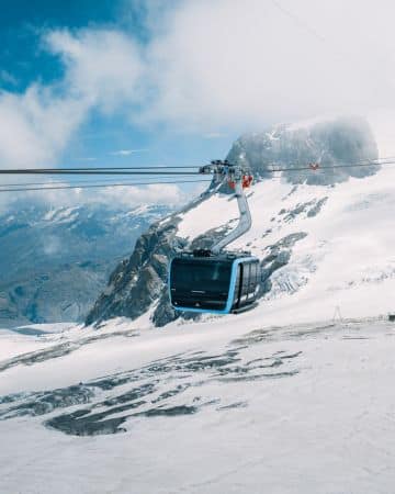 Matterhorn Glacier Ride II cable car