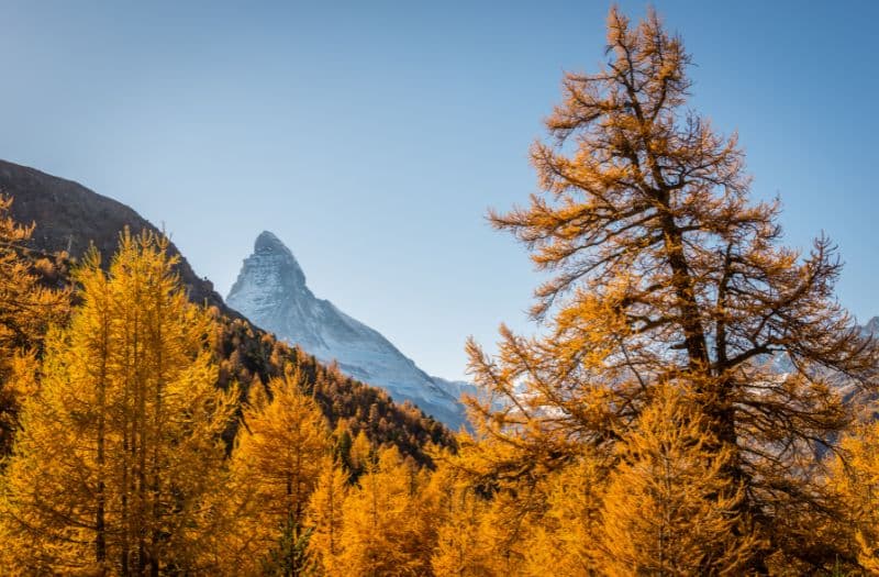 Matterhorn in autumn