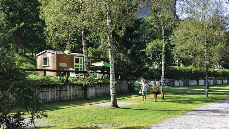 Mobile home at Eurocamp Jungfrau, Switzerland