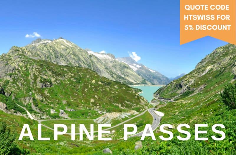 Switzerland alpine passes self-drive package