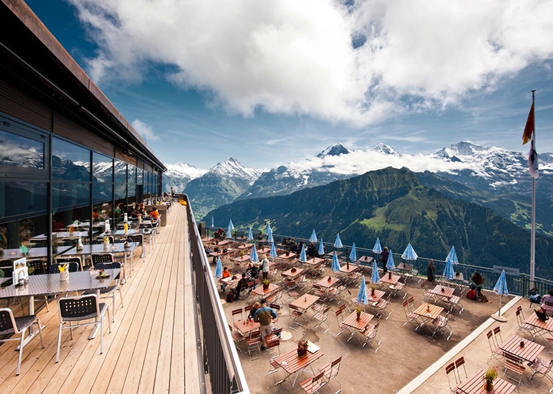 Mountain restaurant at Schynige Platte