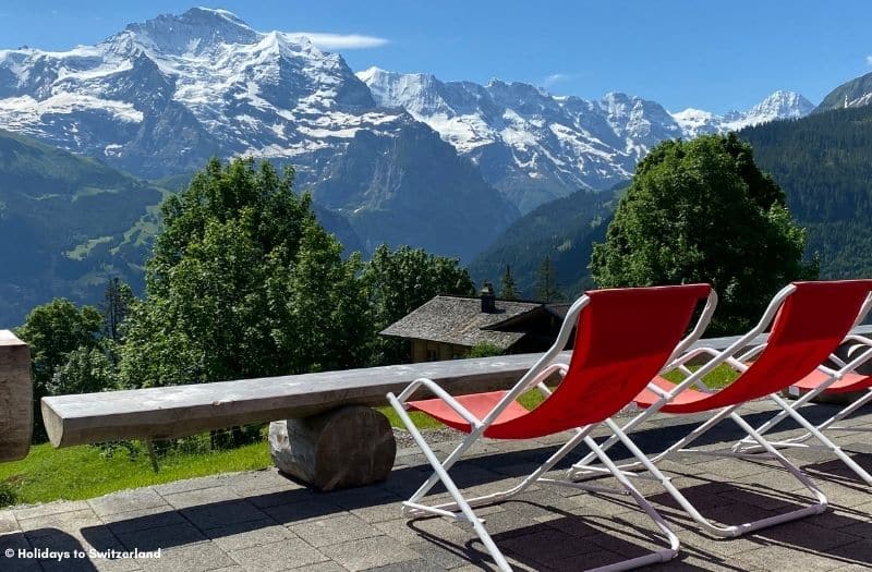 View of Bernese Alps from Sulwald