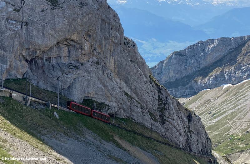 Mt Pilatus cogwheel train