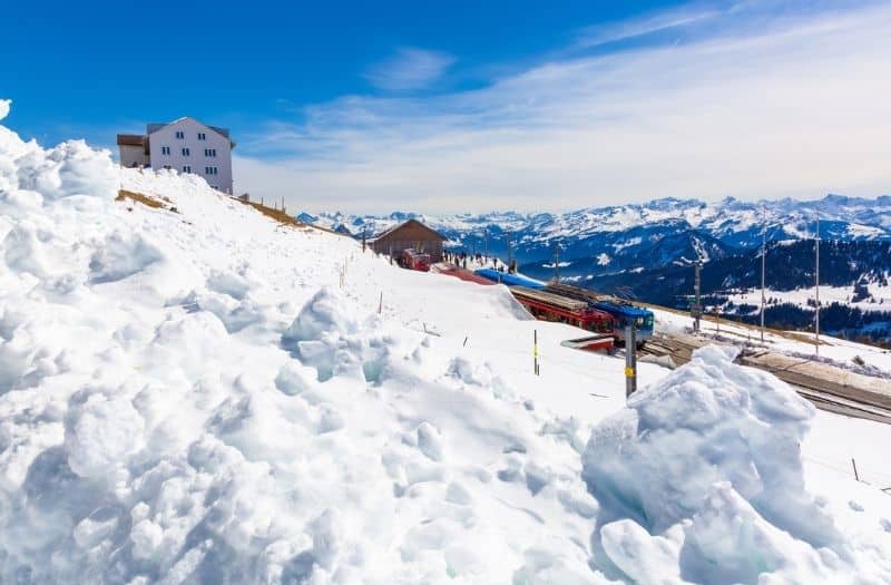 Rigi Kulm during winter