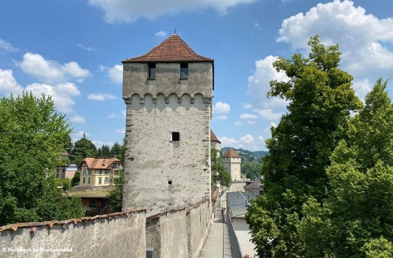 Musegg Wall in Lucerne