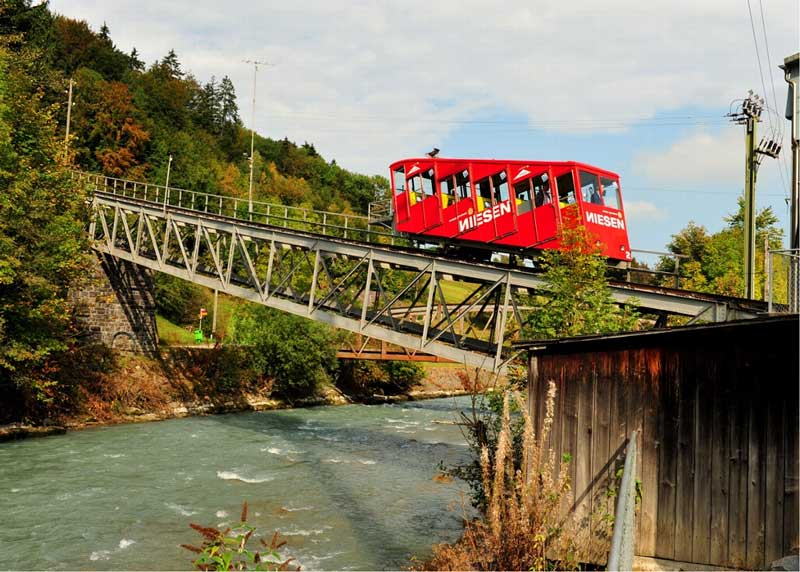 Niesen funicular.