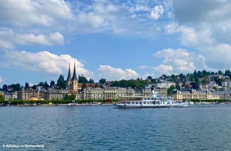 Paddle steamer on Lake Lucerne