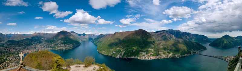 Panorama from Monte San Salvatore