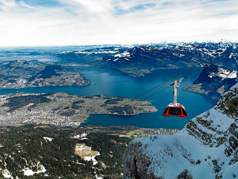 Mt Pilatus cable car